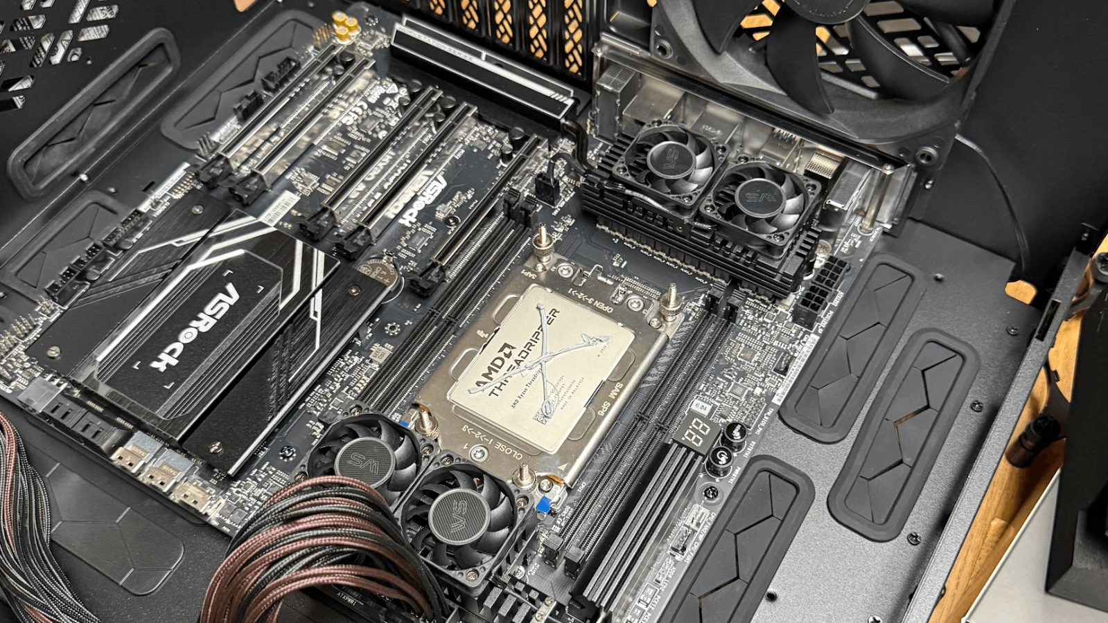 CPU put onto the motherboa